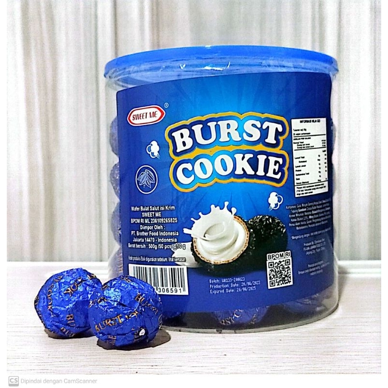 

SWEETME Burst Cookie isi 50x10g