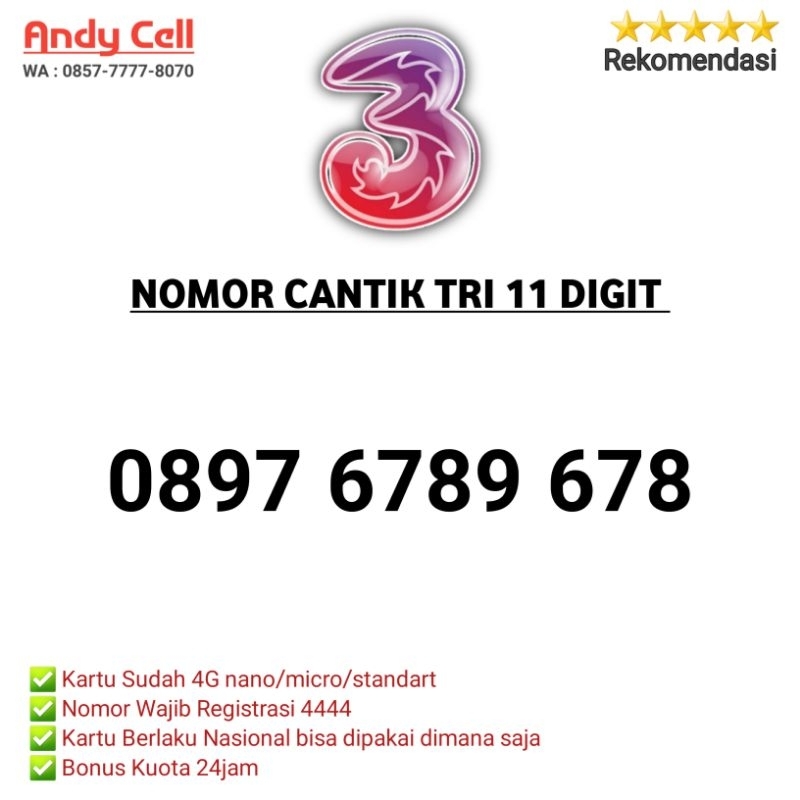 nomor cantik tri urut/nomer cantik three urut/nomor cantik 3 urut