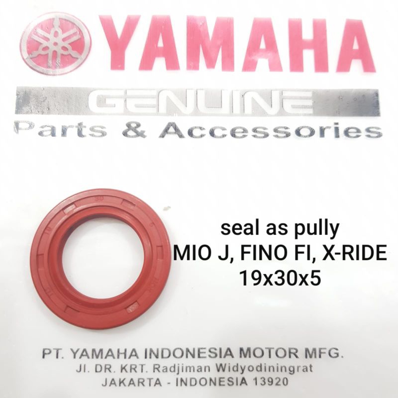 SEAL AS PULLY RACING ORANGE MIO J MIO M3 FINO SOUL GT X RIDE 115 125 PNP YAMAHA 54P 19X30X5