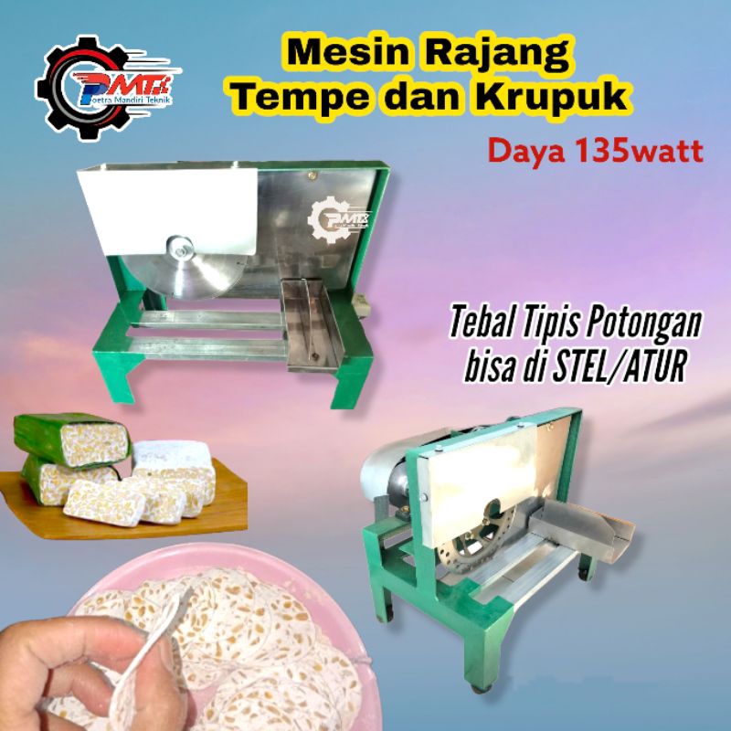 Mesin Perajang Tempe Sagu Krupuk - Alat Pemotong Tempe Kedelai