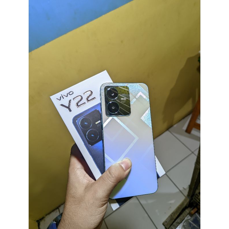 VIVO Y22 RAM 4+4/128 Buka kotak