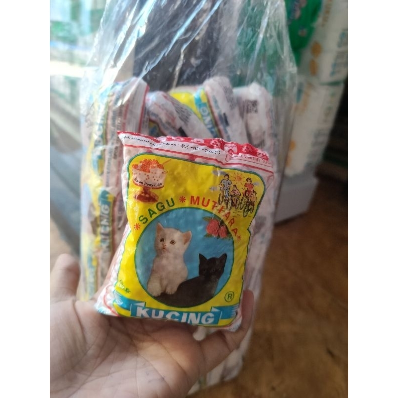 SAGU MUTIARA CAP KUCING 100Gr