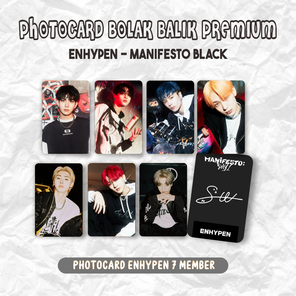 PHOTOCARD PC PREMIUM ENHYPEN 1 SET 7member