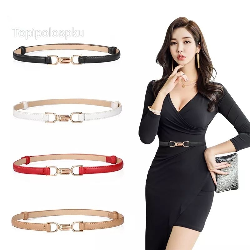 Ikat Pinggang Wanita Polos Belt Korea Fhasion Import Ikat Pinggang L059