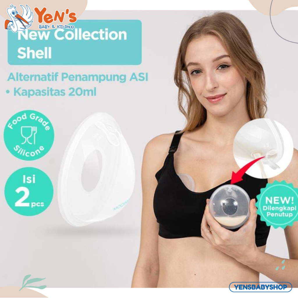 Penampung ASI | MOOIMOM New Breastmilk Collection Shell - Breast Pad Alternatif