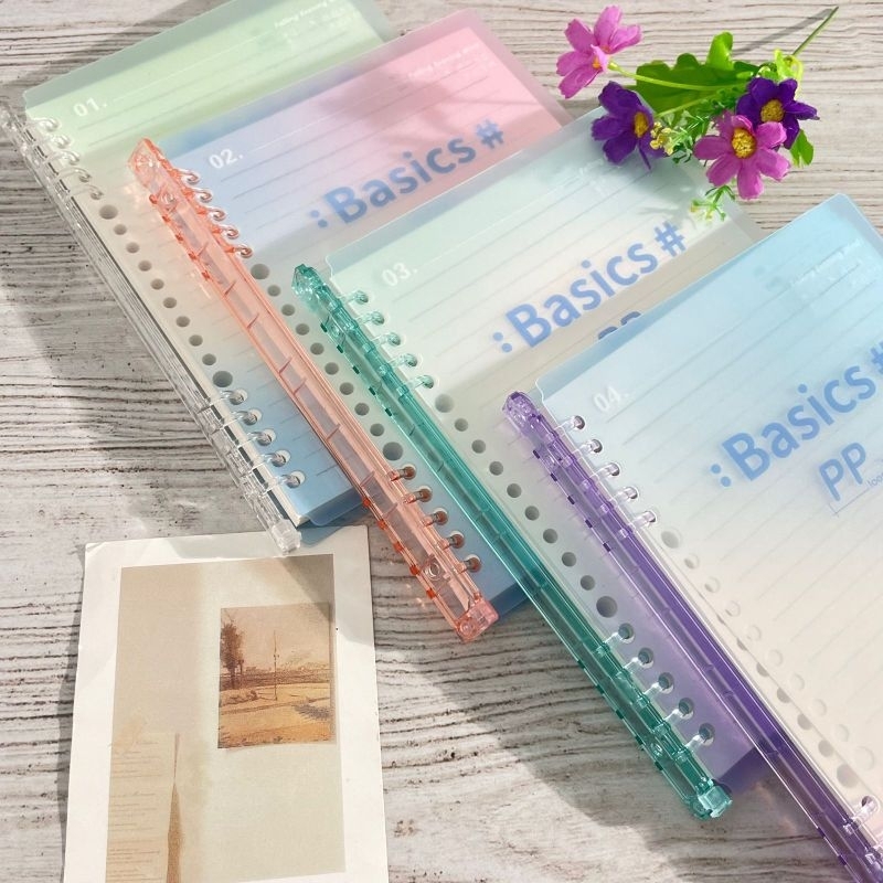 

Buku Binder Transparant Gradasi Ukuran A5 Notebook Unik Alat Tulis Kantor Termurah Bisa Grosiran