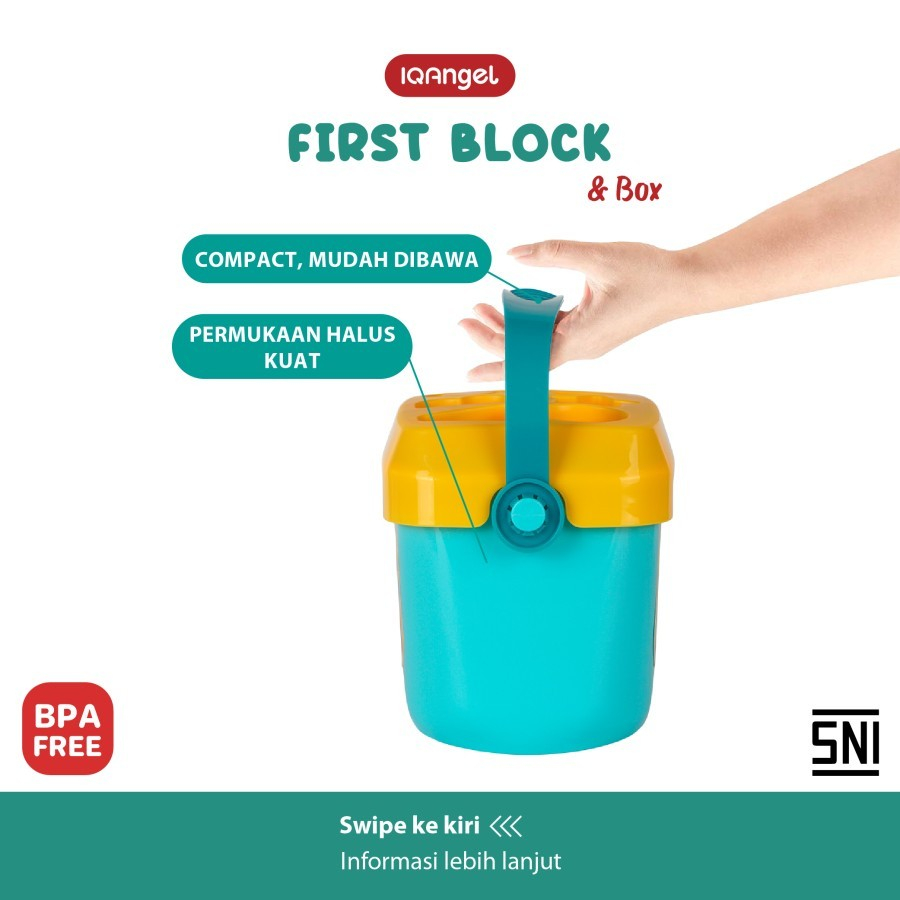 IQ Angel First Block &amp; Box - Mainan Edukasi Anak