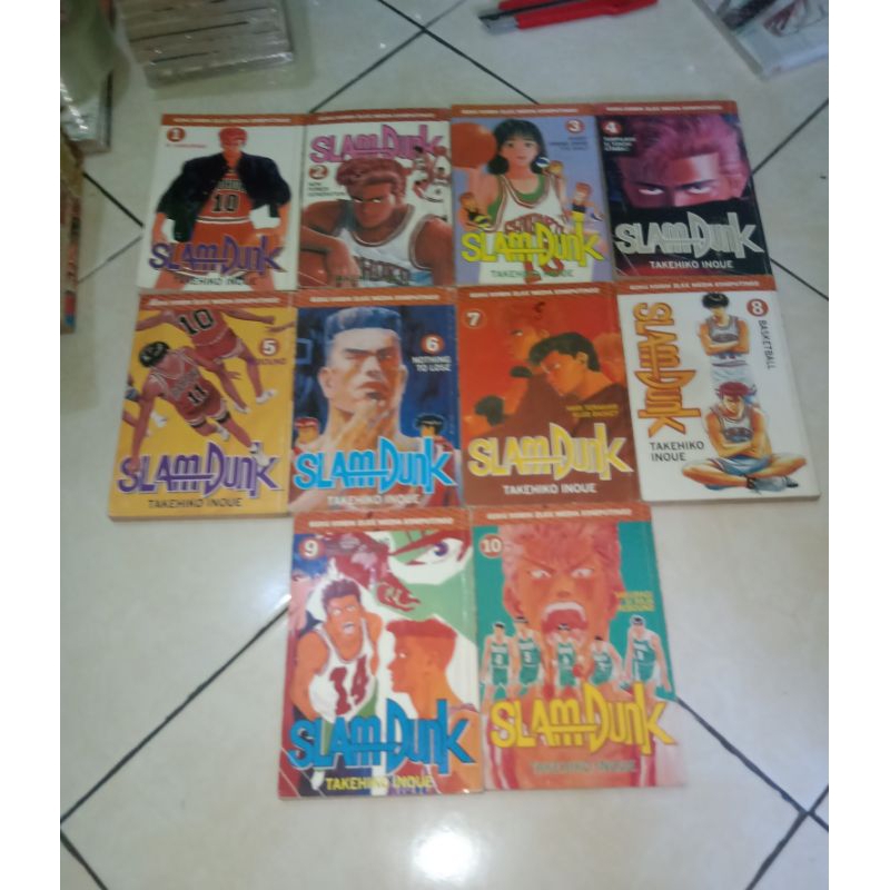 komik slam dunk satu set vol 1-31 original
