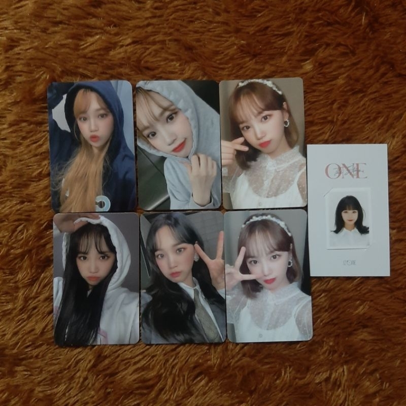 chaewon izone photocard album coloriz unit heartiz violeta sapphire oneiric diary 3D one reeler scen