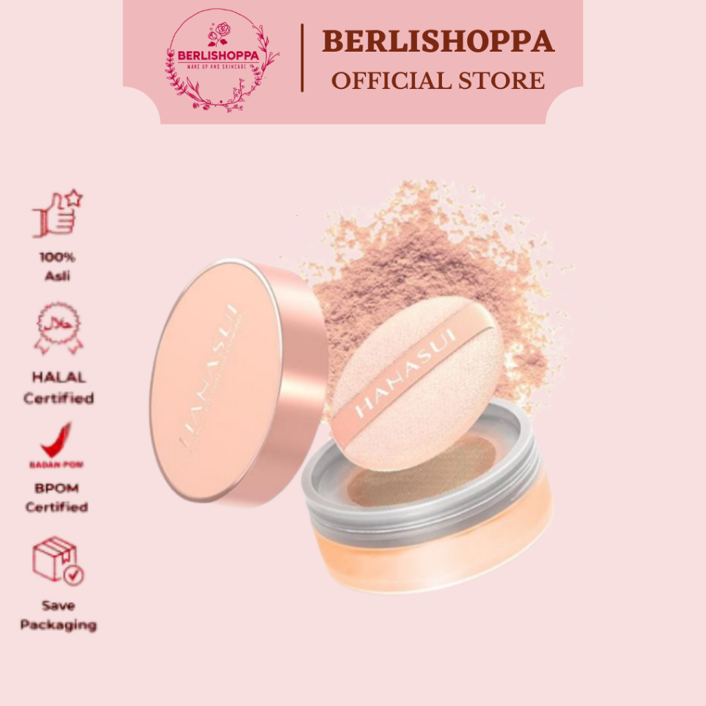 HANASUI Perfect Fit Setting Powder | Loose Powder | Bedak Hanasui