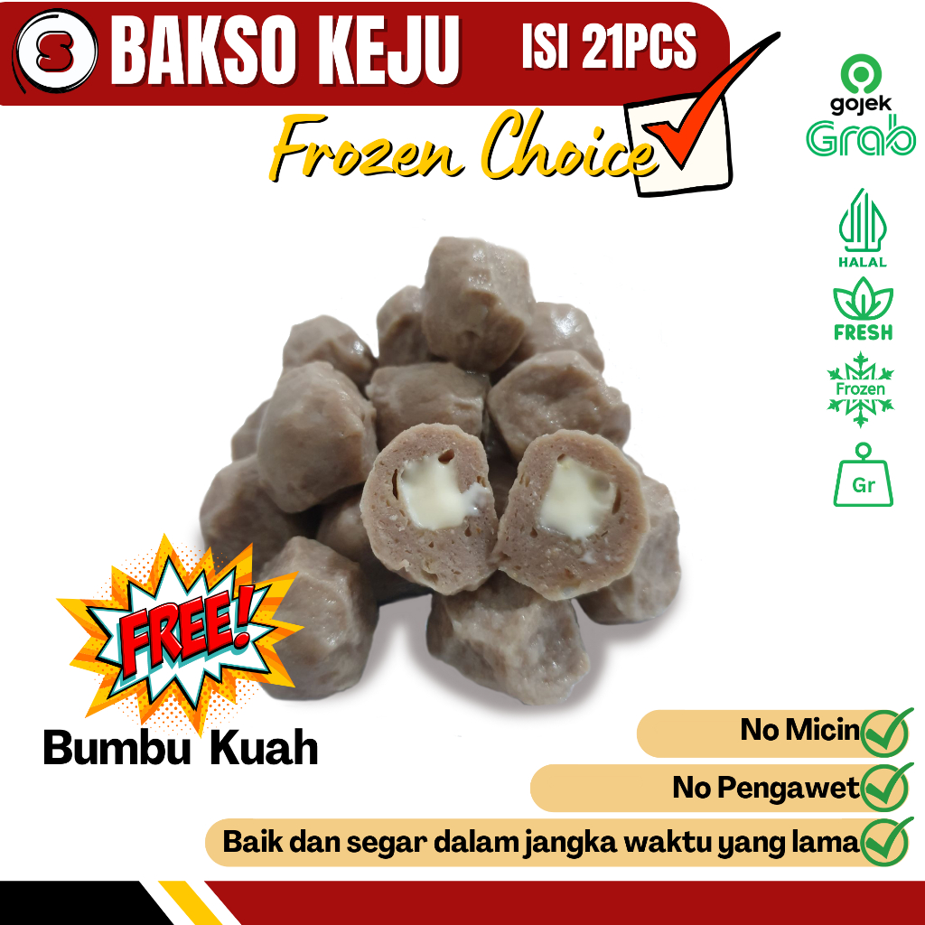 

Sapina Daging Pentol Bakso Sapi Keju Lumer [No Micin No Pengawet]