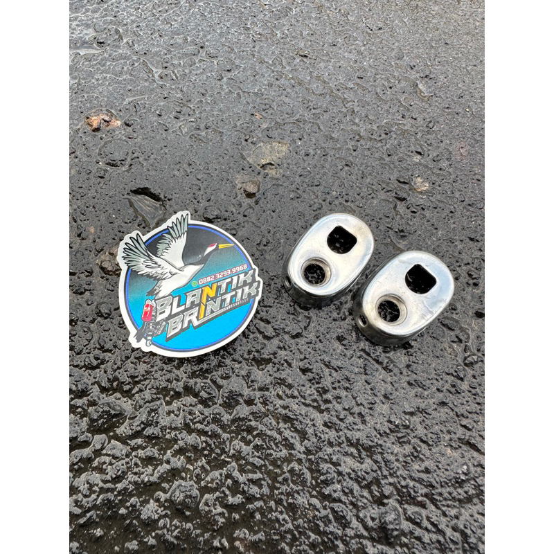 Manisan sein besi crome dudukan reting cb crome sepatu sein cb crome tebal