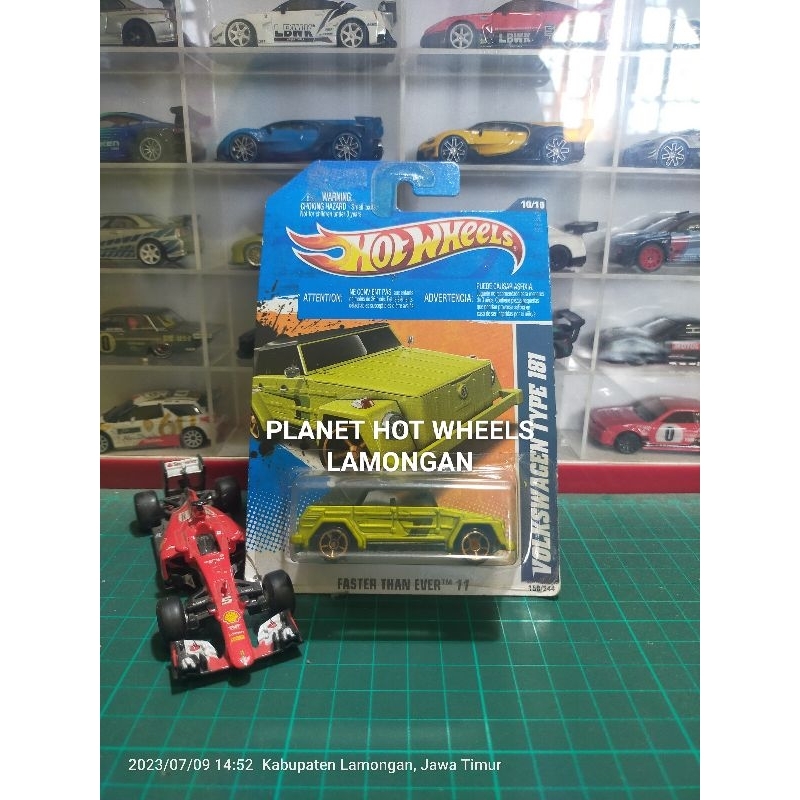 hot wheels volkswagen type 181 kuning