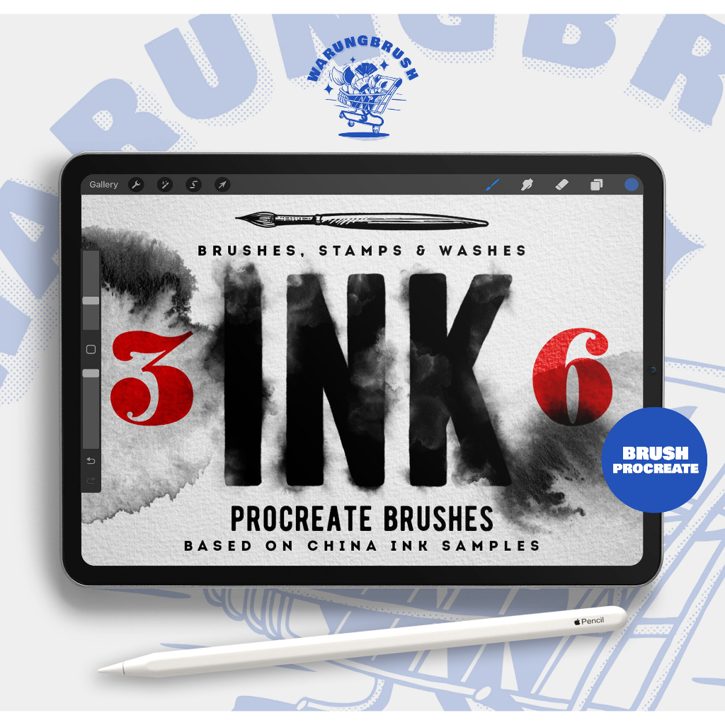 Procreate Ink Brushes - Set of 36 BP0055