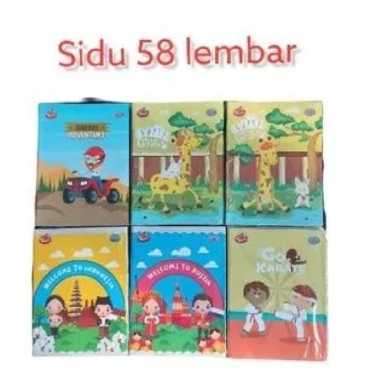 

10PC BUKU TULIS SIDU ISI 58 LEMBAR FREE LABEL NAMA