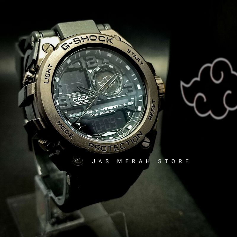 Jam Tangan Akatsuki X G Shock GST Black Digital Analog