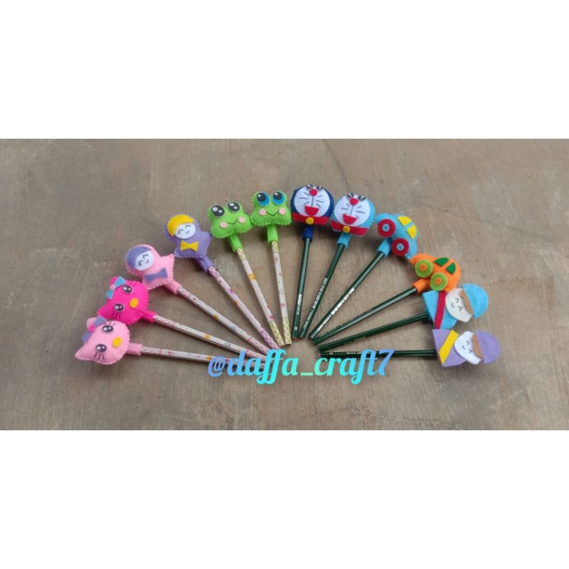 

pensil hias flanel (5pcs)