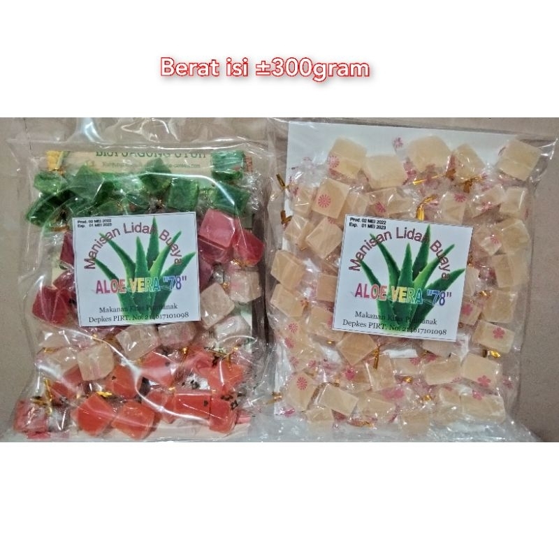 

Manisan Lidah Buaya / Oleh Oleh Khas Pontianak / Manisan Aloevera