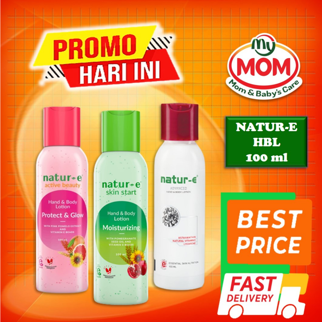 [BPOM] Natur-E Advanced Hand Body Lotion 100ml (Putih) / Natur E HBL / MY MOM