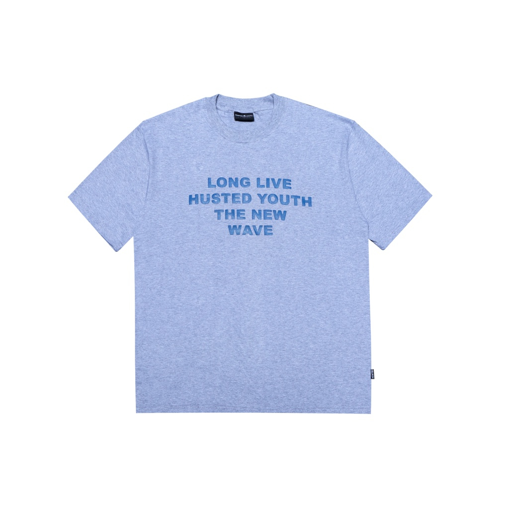 HUSTED YOUTH WAVE GREY TSHIRT
