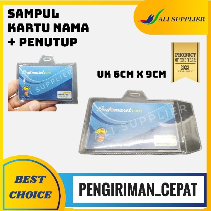 

SAMPUL PLASTIK KARTU NAMA DENGAN PENUTUP 6x9cm MURAH