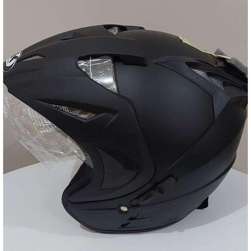 HELM T 1 DOUBLE VISOR ADA KACA MATA.