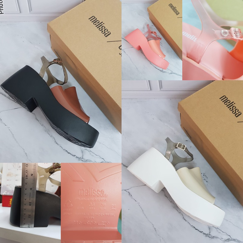 TERMURAH Sepatu sendal Melissa Pose Wedges Women / sandal tali Wedge Kualitas Premium Grade Priginal / Sepatu Hak jelly wangi / Slipper jeli / Melisa shoes women / Sendal Kerja kantor lentur anti air / Slingback / Undercover Jun Takahashi