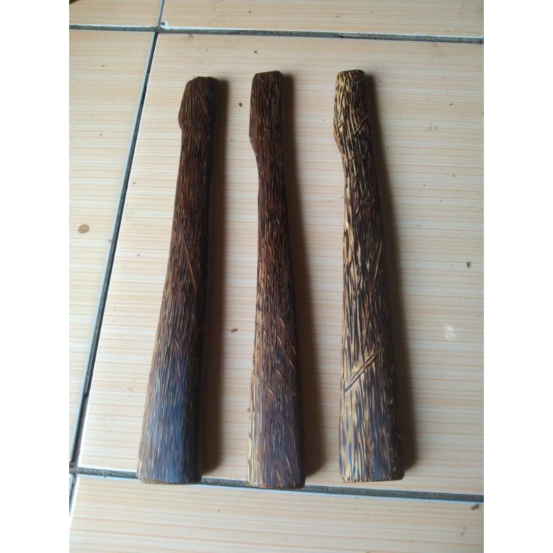 Gagang kampak/pegangan kampak kayu ruyung hitam