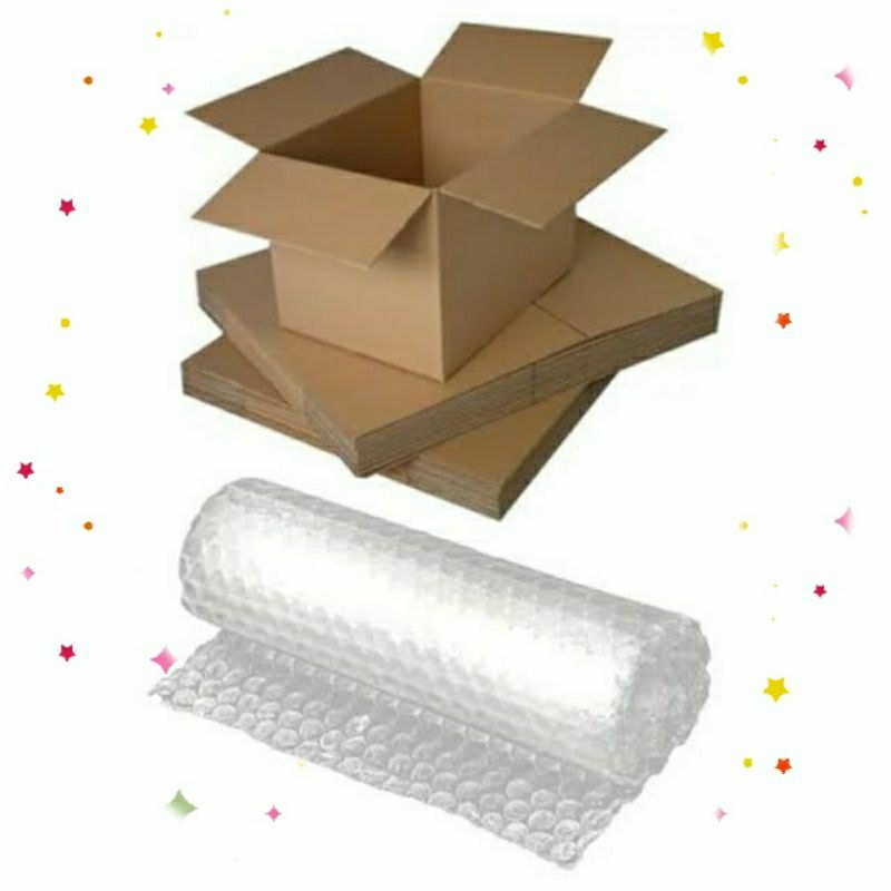 

Packing Tambahan bubble wrap / kardus dan Kembalian