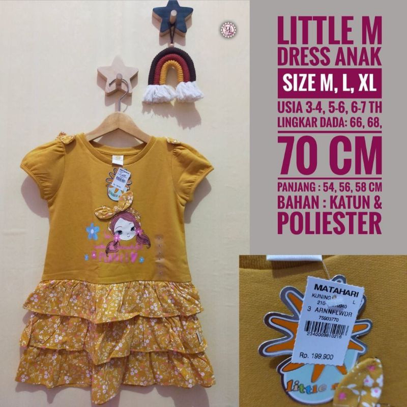 Dress Anak LITTLE M Dress Anak Perempuan LITTLE M Dress LITTLE M