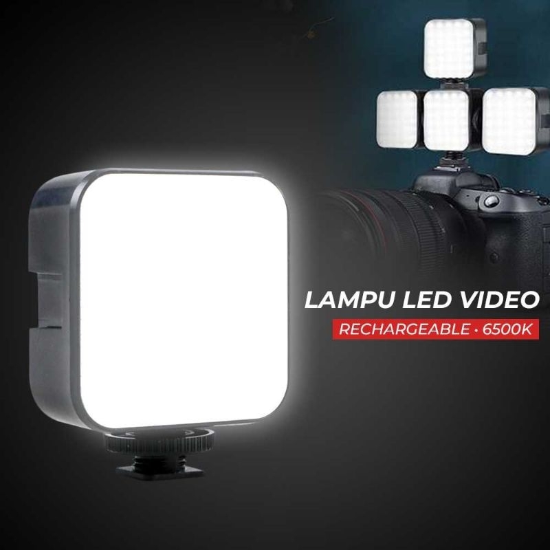 lampu Lighting fotografi LED rechargable bisa dicas