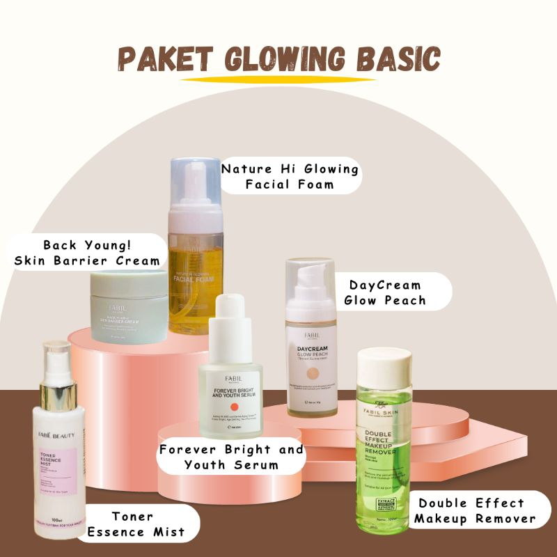 Paket Skincare Glowing Basic Fabil Natural