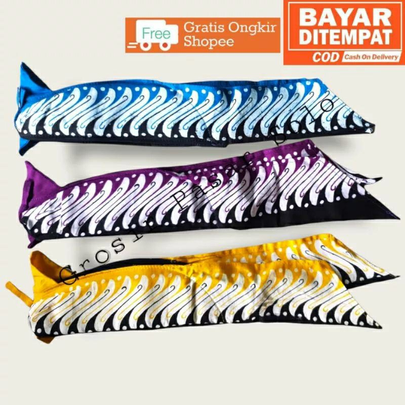 Udeng Jadi Motif Jawa Timuran / Iket Kepala Jadi