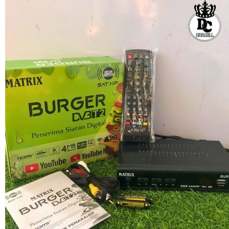 Set Top Box Matrix Hijau(burger)