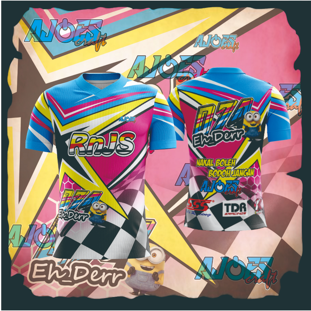 JERSEY CUSTOM (FREE DESAIN) VOLLY, FUTSAL, BASKET, PANAHAN, ESPORT, FULL PRINTING...