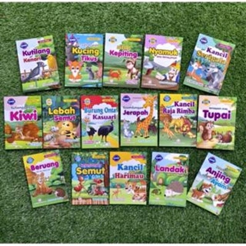 

A36 Buku Cerita Anak Menarik Berwarna Bilingual Murah Buku Dongeng Fabel Anak Full Color