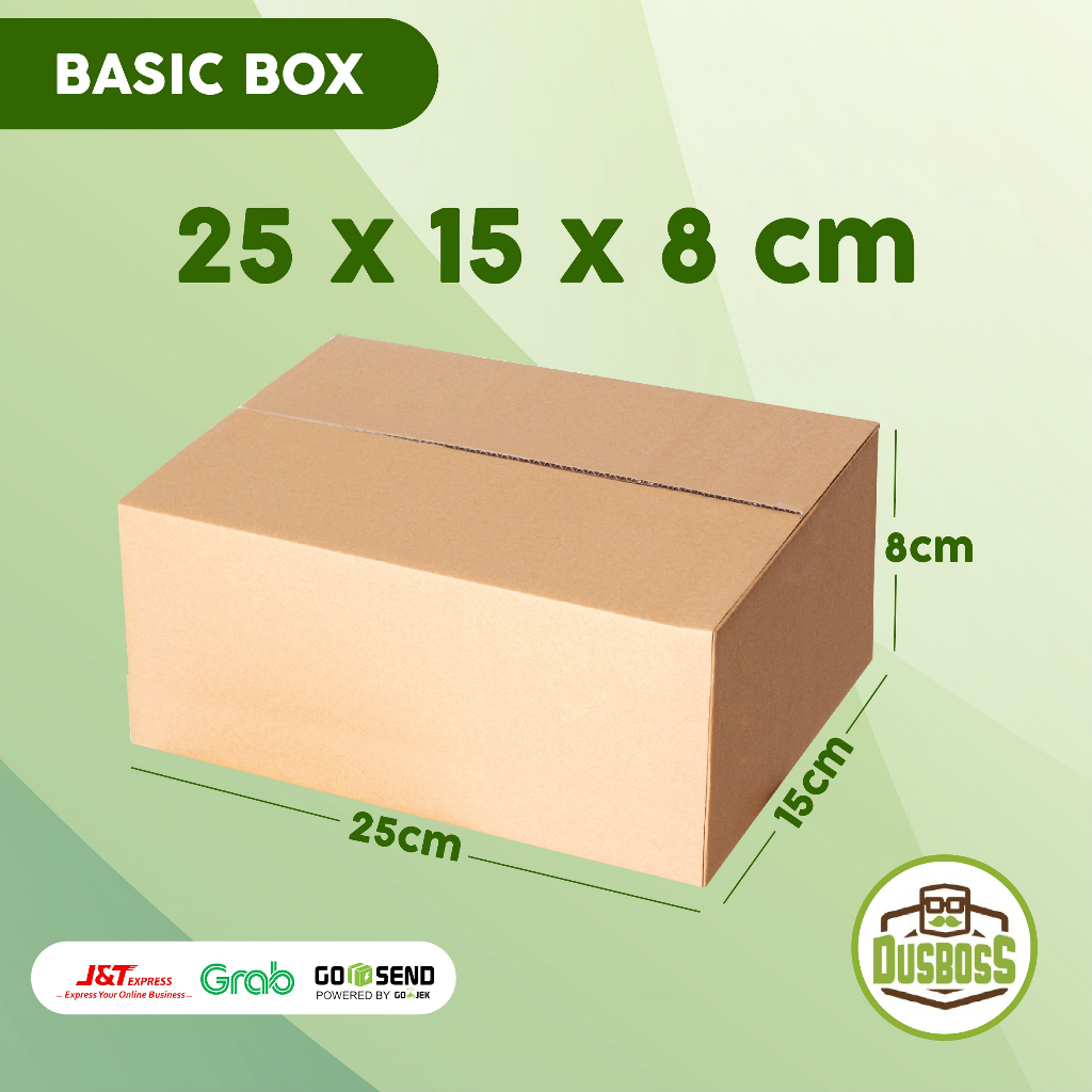 

BOX KARDUS Dus packing 25 x 15 x 8 cm