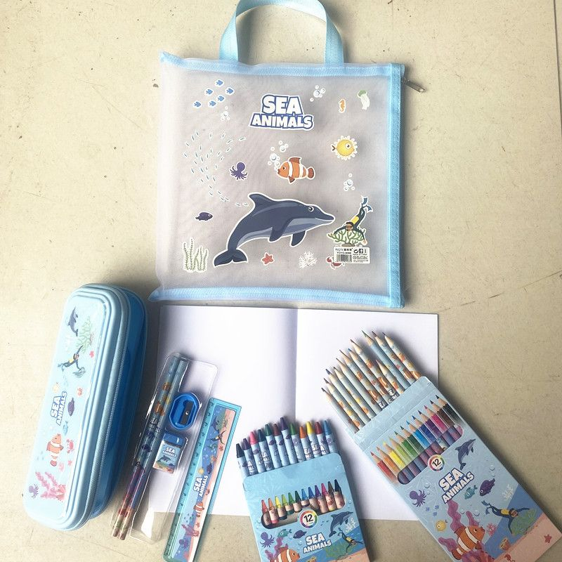

ATH [BABYKIDS](KTPS.11)KOTAK PENSIL SETT / STUDY SET STATIONERY SET ALAT TULIS SEKOLAH ANAK SET ATK
