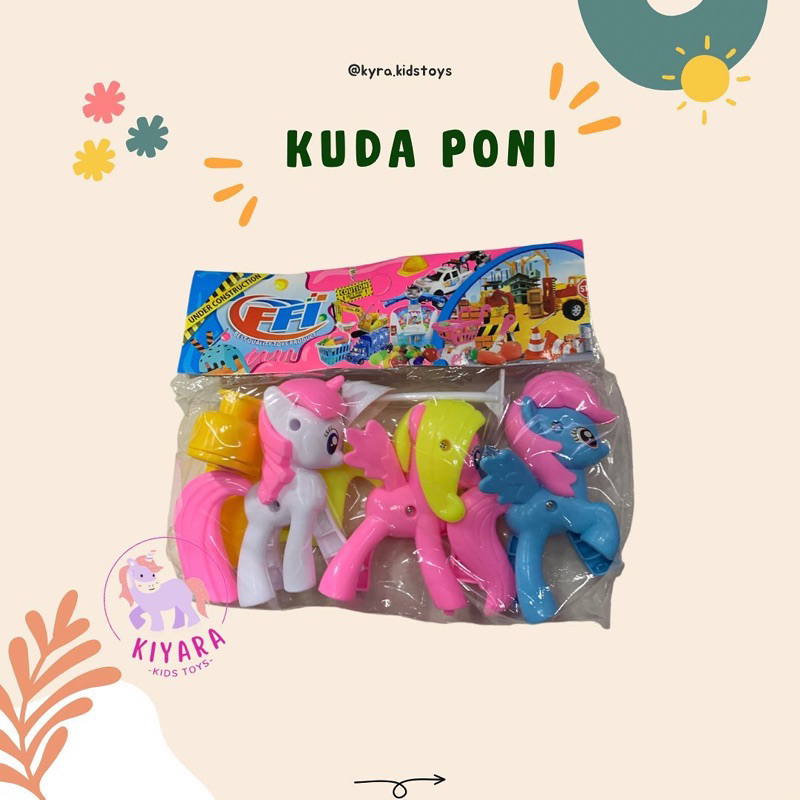 Mainan anak kuda Poni