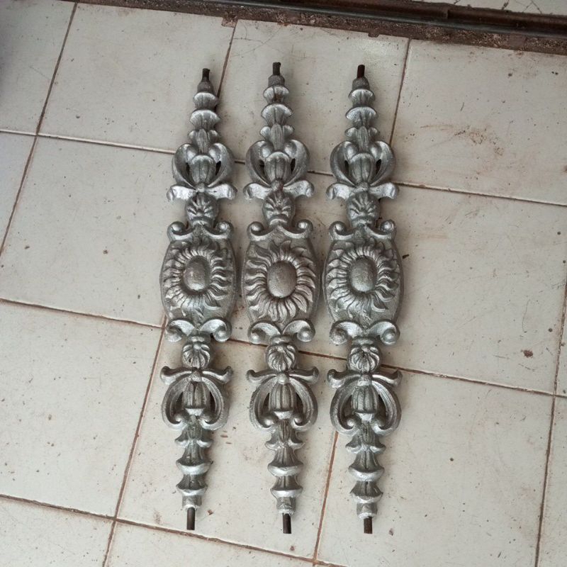 ornamen pagar alumunium (pion/tiang ornamen)