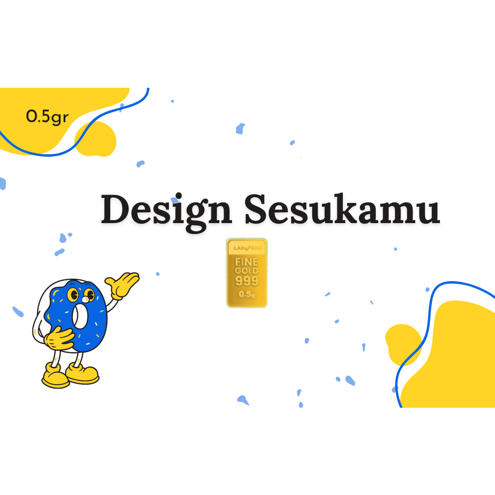 Logam Mulia 0,1 Gram - 0.5 Gram Custom Card