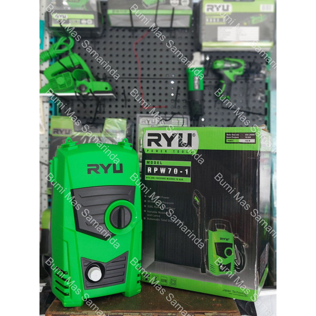 RYU PRESSURE WASHER RPW 70-1 / MESIN CUCI MOBIL RYU RPW 70-1 JET CLEANER