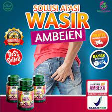 

AMBEXA CAPS Obat Herbal Anti Wasir Ambeyen Ambeien Berdarah Original