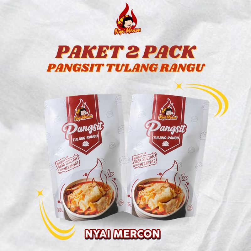 

PAKET 2 PANGSIT NYAIMERCON (TULANG RANGU)
