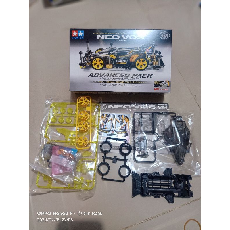 TAMIYA 95598 NEO VQS ADVANCED PACK ( VZ CHASSIS) MIJ SESUAI DI POTO