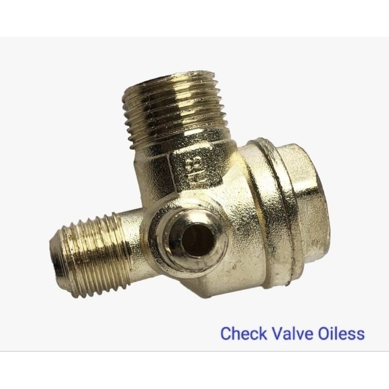 nepel check valve kompresor oiless tanpa oli lazaro