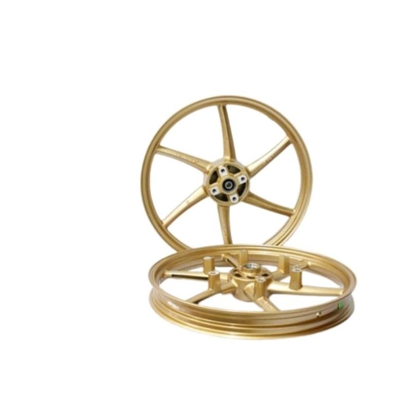 VELG RACING PALANG 6 SONIC WHITE/BLACK/GOLD VROSSI VELG SANCA SONIC 160/160-17 VROSSI