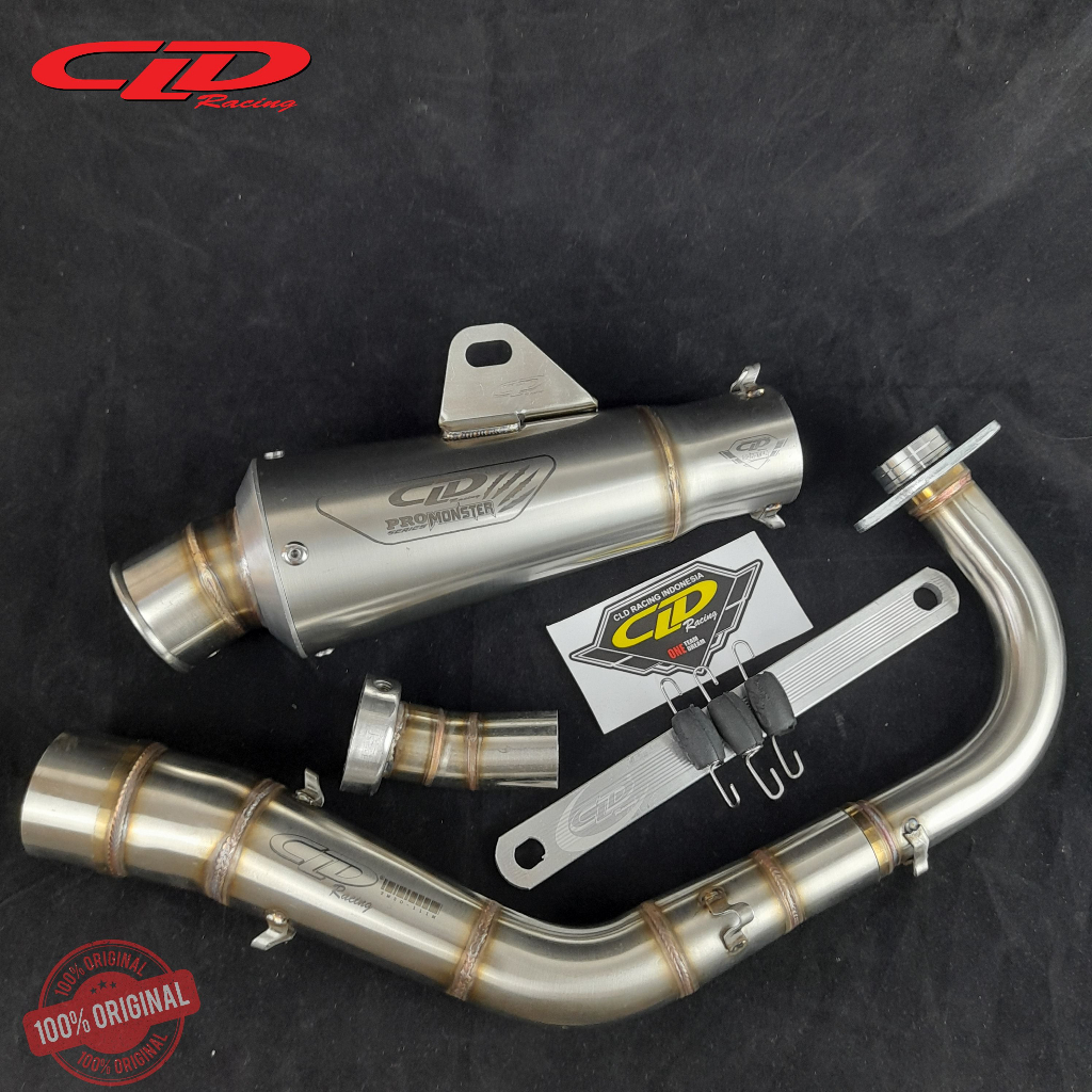 KNALPOT CLD TYPE PRO MONSTER MIO MIO J MIO M3 FINO 125 SOUL GT 125 XRIDE XEON RC XEON GT