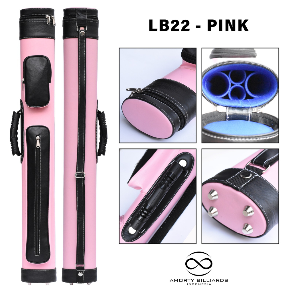 Cue Case - LB22 (Pink) / Tas Billiard