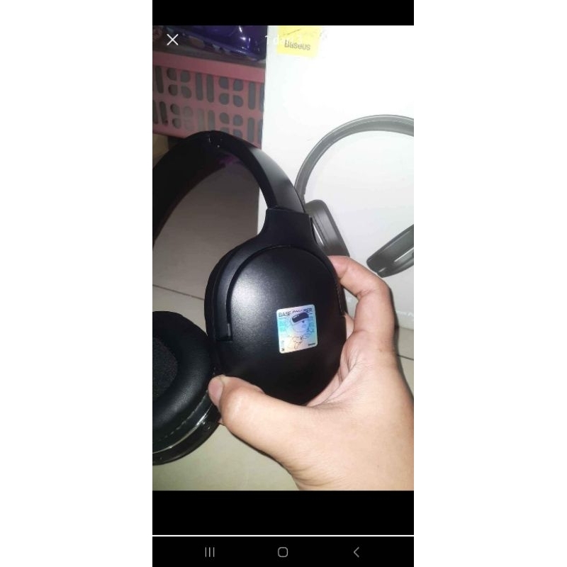 [preloved] baseus wareless headphone